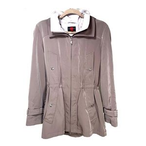 Gallery women’s raincoat with removable hood Sz S